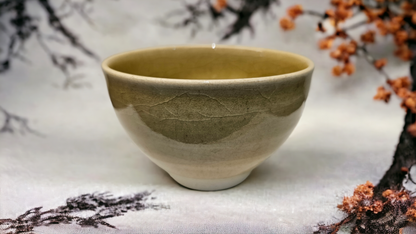 (Kiiro) Japanese Matcha Bowl - Yggdrasil Leaf Company